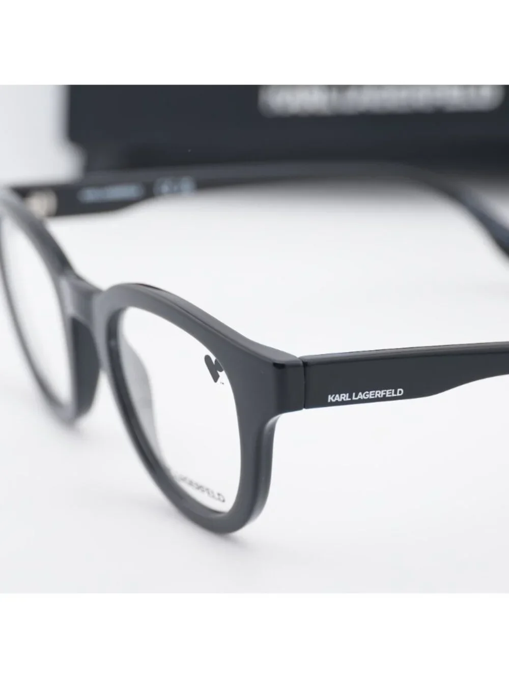Karl Lagerfeld KL6177 001 Round 47mm Eyeglasses - Black